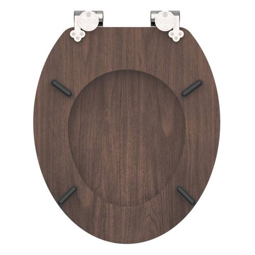 Siège de toilette fermeture en douceur Natural MDF