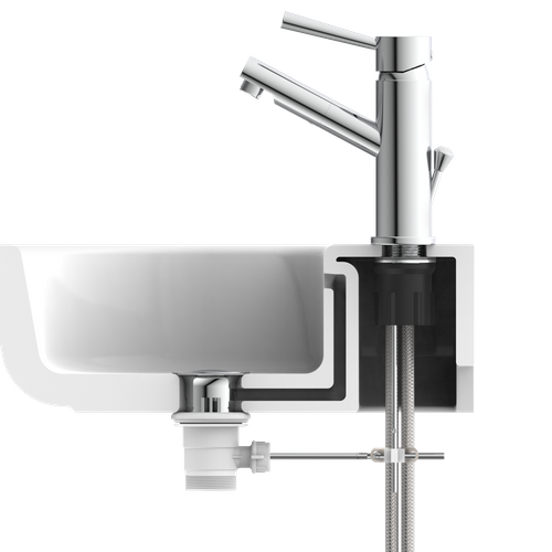 Mitigeur Lavabo Vasque Bas à Poser Schütte Cornwall