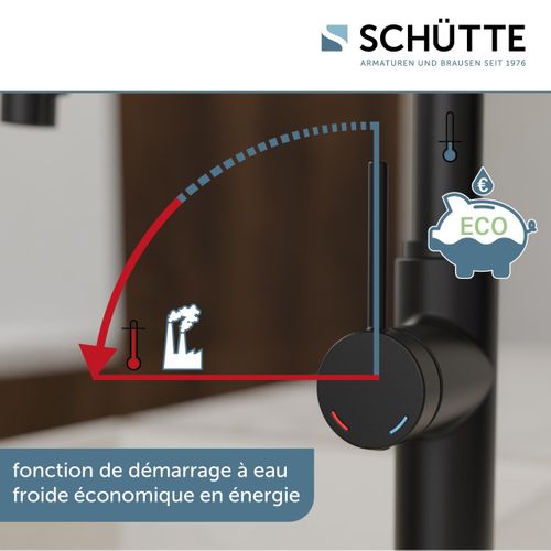 Mitigeur BLACKPOOL Noir mat