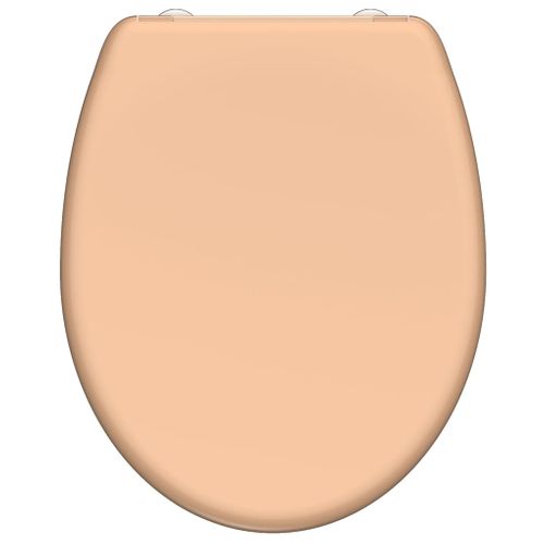 Siège De Toilette Avec Fermeture En Douceur Beige