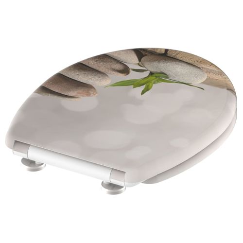 Siège De Toilette Avec Fermeture En Douceur Stone Pyramid