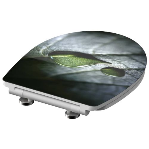 Siège De Toilette Duroplast Avec Fermeture En Douceur Raindrop