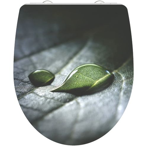 Siège De Toilette Duroplast Avec Fermeture En Douceur Raindrop