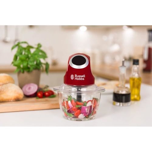 Mini-hachoir 500ml 200w Rouge - 24660-56
