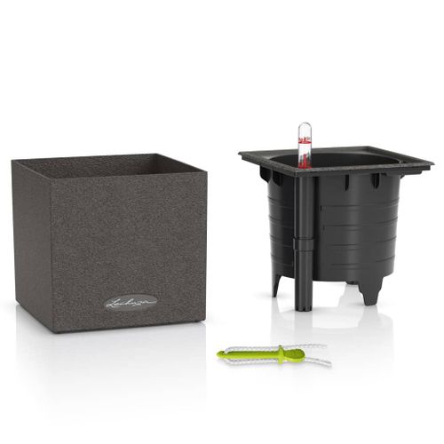 Jardinière De Table Canto Stone 14 All-in-one Noir Graphite