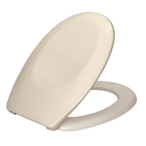 Abattant De Wc Antibactérien En Duroplast Avec Couvercle Convexe "bergamo" - Beige - Universelle