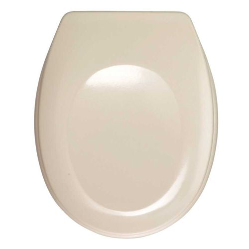 Abattant De Wc Antibactérien En Duroplast Avec Couvercle Convexe "bergamo" - Beige - Universelle