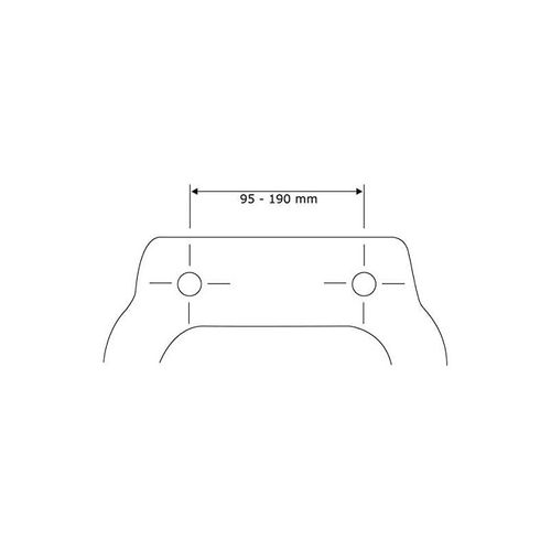 Abattant Wc "samos" - Bleu Ardoise - L 37,5 X L 44,5 Cm