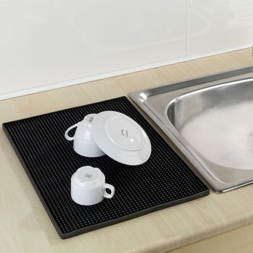 Tapis Égouttoir à Vaisselle Wenko Maxi Noir