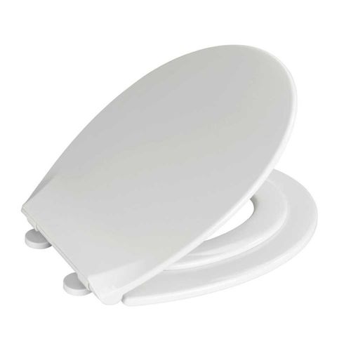 Abattant Pour Wc En Thermoplast "syros Family" - Blanc - L 37 X L 44 Cm