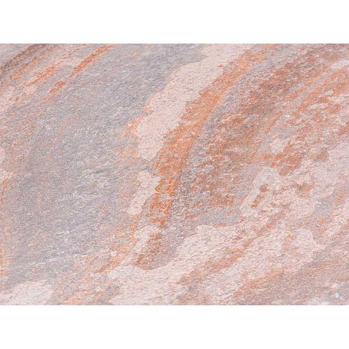 Abattant De Wc Antibactérien En Duroplast à Relief "canyon" - Orange Et Gris - Universelle