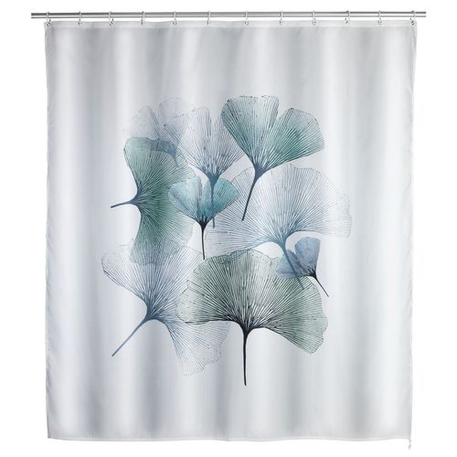 Rideau De Douche Anti-moisissure Ginkgo - Polyester - 180 X 200 Cm - Gris