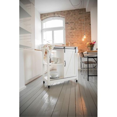 Desserte Cuisine À Roulette Wenko Style Maison De Campagne