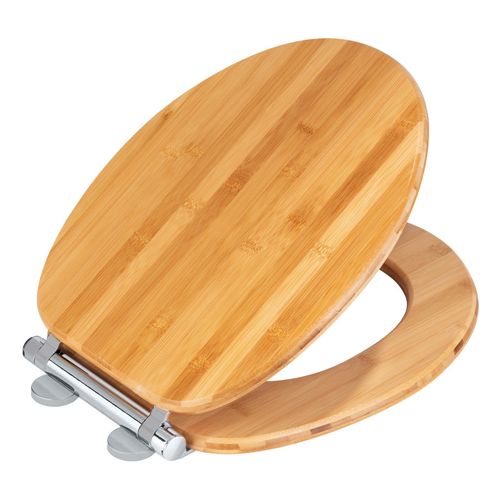 Abattant Wc En Bambou - Beige - Taille Universelle