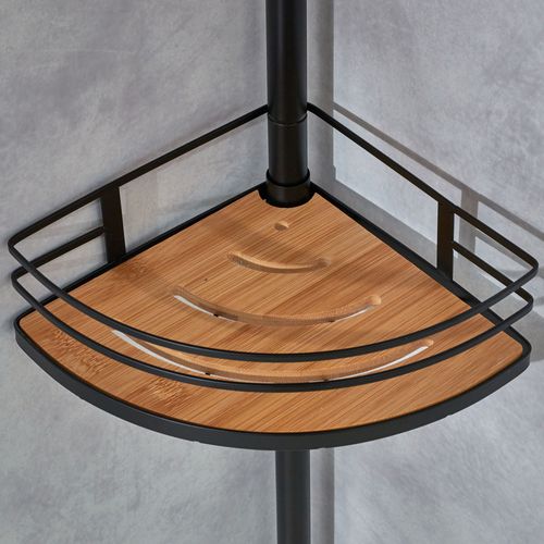 Accessoire Salle De Bain Unique Noir En Bois