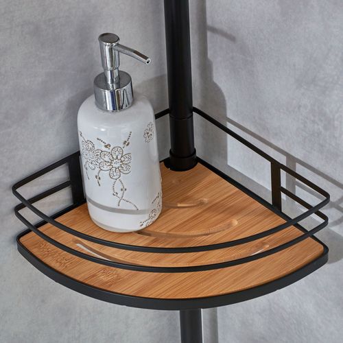Accessoire Salle De Bain Unique Noir En Bois