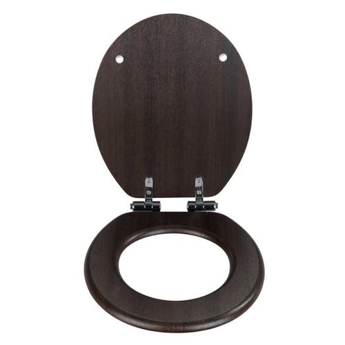 Abattant Wc "wenge" - Marron Foncé - P 37 X L 43 Cm