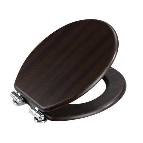 Abattant Wc "wenge" - Marron Foncé - P 37 X L 43 Cm