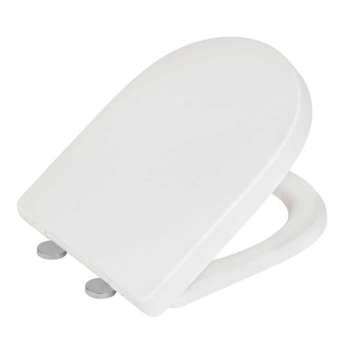 Abattant Wc En Duroplast "exclusive" No. 3 Avec Abaissement Automatique - Blanc - Universelle