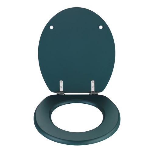 Abattant Wc En Bois "prima" - Vert - Taille Universelle