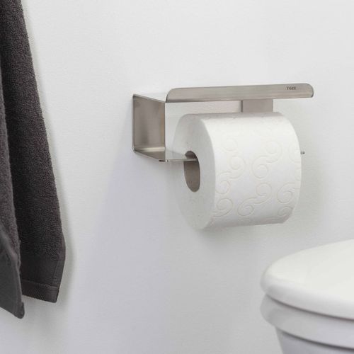 Porte-papier Toilette Avec Étagère Colar Argenté 1314230946