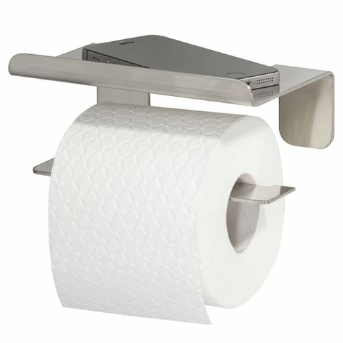 Porte-papier Toilette Avec Étagère Colar Argenté 1314230946