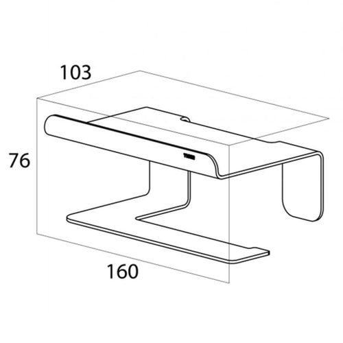 Porte-papier Toilette Avec Étagère Colar Argenté 1314230946