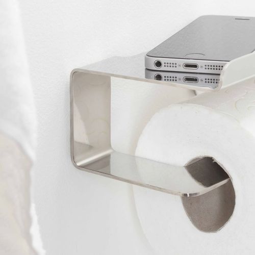 Porte-papier Toilette Colar Avec Étagère Chromé 1314230346