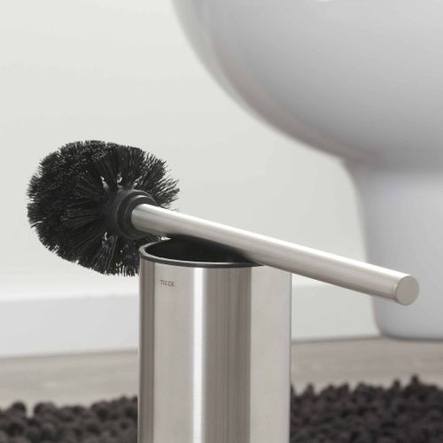 Brosse Et Porte-brosse De Toilette Colar Argenté 1314930946