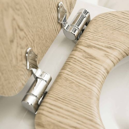 Abattant Wc à Fermeture En Douceur Scaffold Mdf Marron 252022546