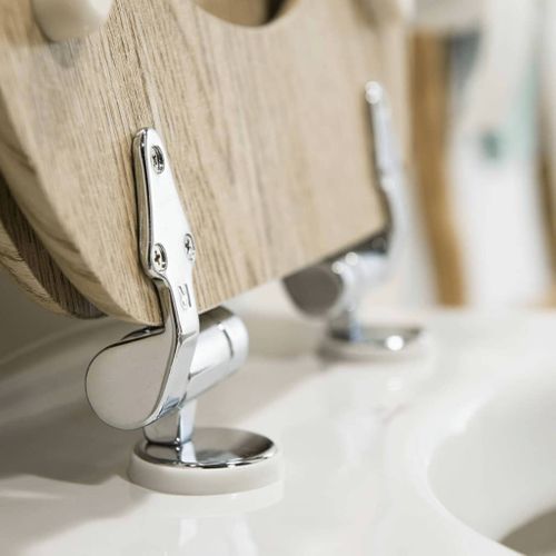 Abattant Wc à Fermeture En Douceur Scaffold Mdf Marron 252022546