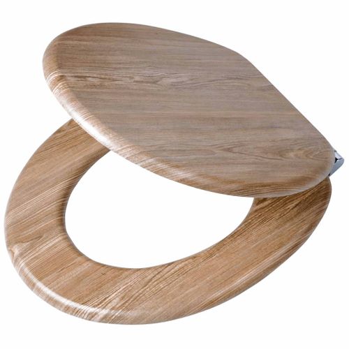 Abattant Wc à Fermeture En Douceur Scaffold Mdf Marron 252022546