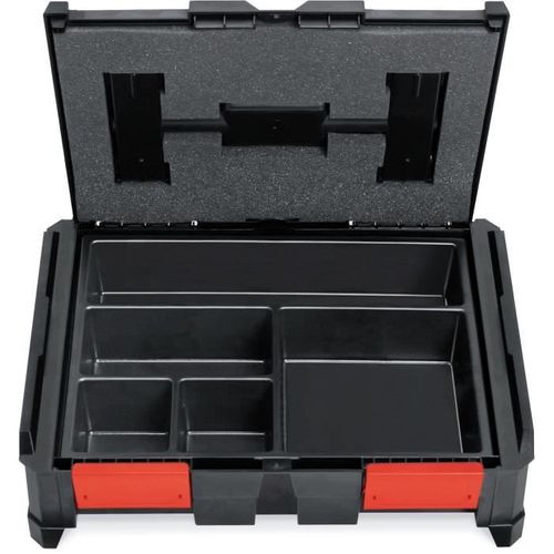 Insert Compartimenté - 5 Cases Fixes - Pour Coffret Professionnel - Emboîtable - 40x30x7 Cm