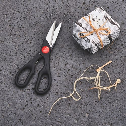 20 Cm, Ciseaux Multi-usages, Noir Mat