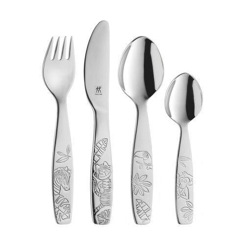 4-pcs, Couverts Pour Enfants, Argent