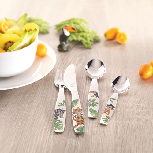 4-pcs, Couverts Pour Enfants, Argent