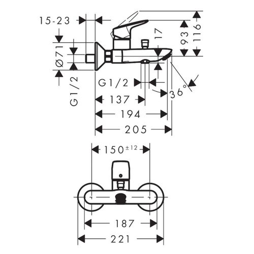 Mitigeur Baignoire Logis