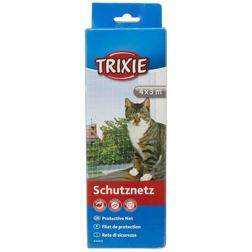 Filet transparent pour chat, sans perçage, résistant aux coupures et