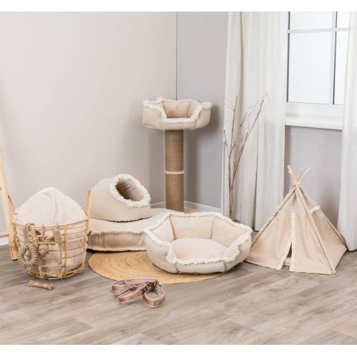 Arbre À Chat Boho 83 Cm Beige