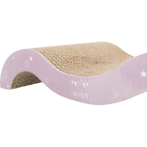 Junior Griffoir Vague - 38 X 7 X 18 Cm - Mauve / Menthe