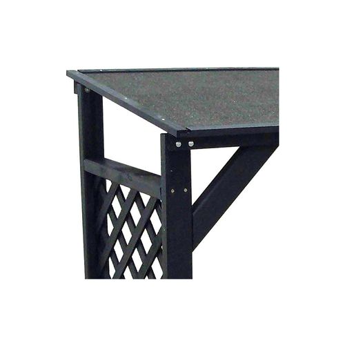 Bûcher Treillis En Bois Black Edition Simple