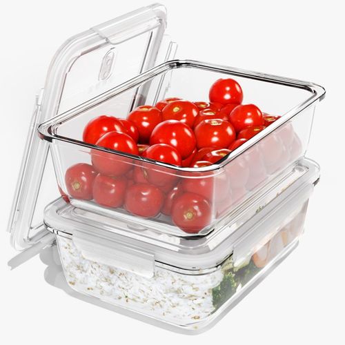 Ensemble De Boite De Conservation 2 Pièces En Verre C-fhd4024g