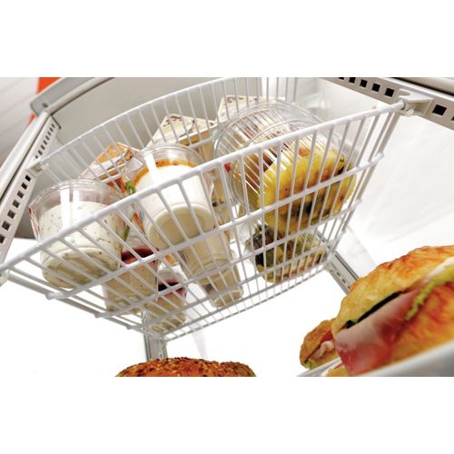 Frigo Vitrine à Poser - 86 Litres Blanc -