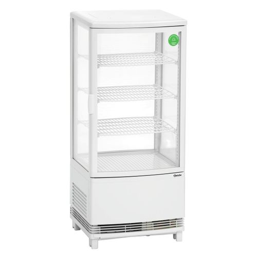 Frigo Vitrine à Poser - 86 Litres Blanc -