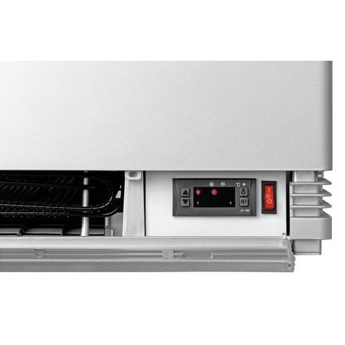 Mini Frigo Vitrine à Poser - 78 Litres Argent -