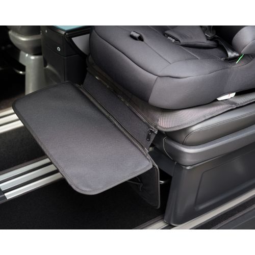 Protège Siège Voitre Enfant Feetup Universel Avec Repose-pied 2 Hauteurs - Noir