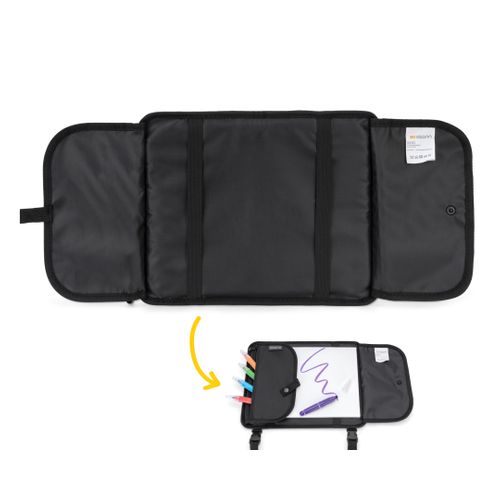 Plateau De Voyage Enfant Voiture Et Siège Auto - Noir