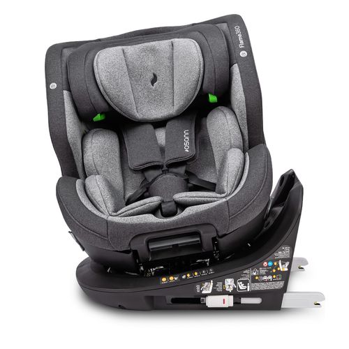 Siège Auto Bébé/enfant Flame 360 Isofix I-size Rotatif - 40-150 Cm - Gris