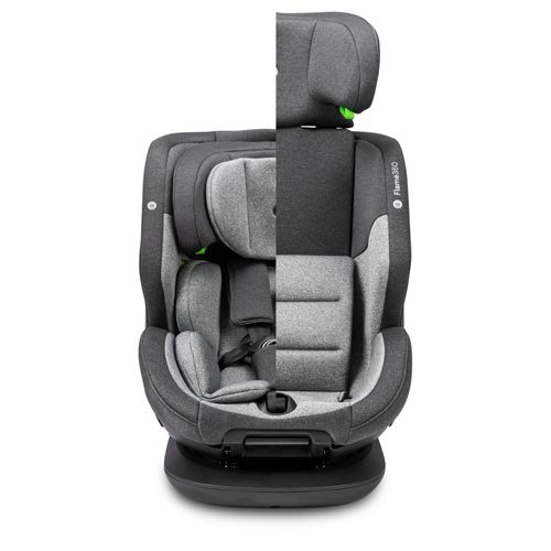Siège Auto Bébé/enfant Flame 360 Isofix I-size Rotatif - 40-150 Cm - Gris