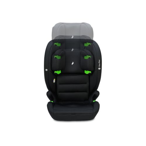 Siège Auto Bébé/enfant Flux Plus I-size 76-150 Cm - à Partir De 15 Mois - Noir/gris